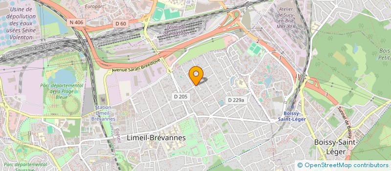 localisation de l'entreprise SCI LE BOULEAU à LIMEIL-BREVANNES