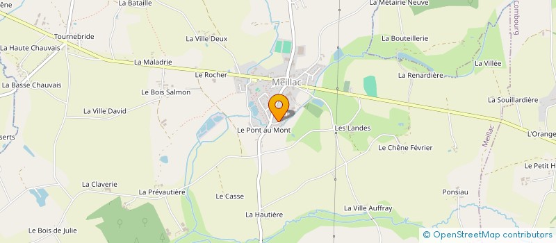 localisation de l'entreprise SCI LE BOULER  COMBOURG