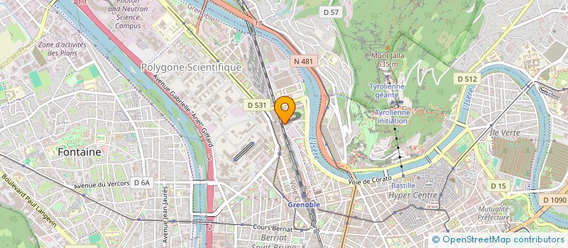 localisation de l'entreprise SCI LE BOULIER  GRENOBLE