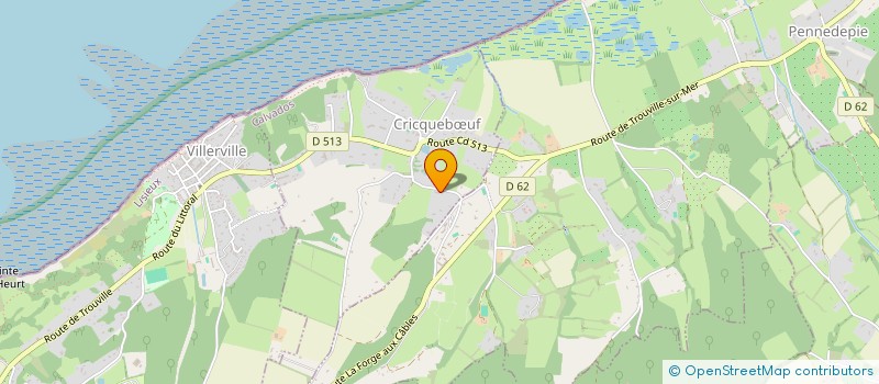 localisation de l'entreprise SCI LE BOULINGRIN  CRICQUEBUF