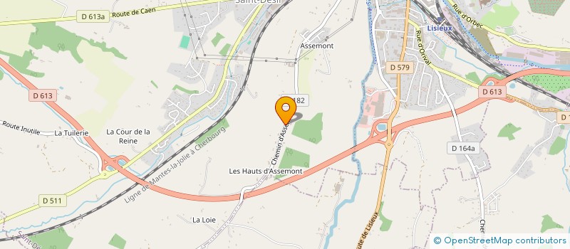 localisation de l'entreprise SCI LE BOULOIR  SAINT-DESIR