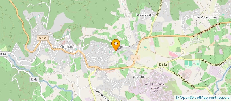 localisation de l'entreprise SCI LE BOUMIAN à GRIMAUD