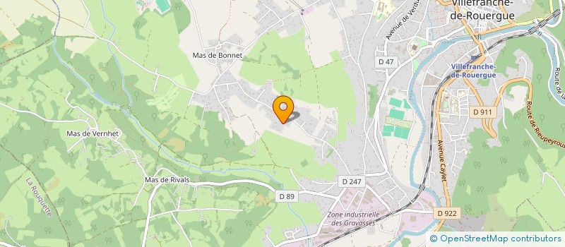 localisation de l'entreprise SCI LE BOUNDOU  MONDEVILLE