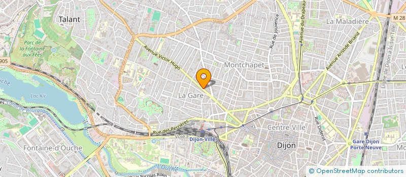 localisation de l'entreprise SCI LE BOUQUET à DIJON