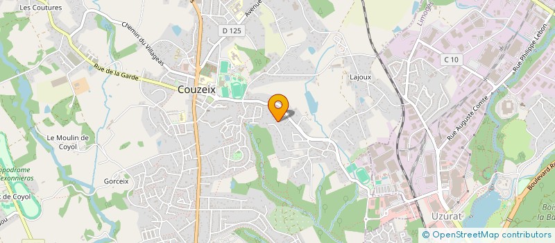 localisation de l'entreprise SCI LE BOUQUET à COUZEIX