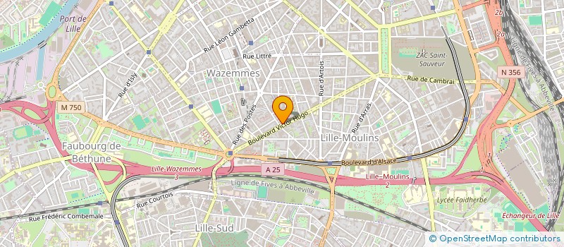 localisation de l'entreprise SCI LE BOUQUET à LILLE