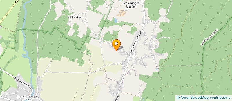 localisation de l'entreprise SCI LE BOURCET  SAINT-BARTHELEMY