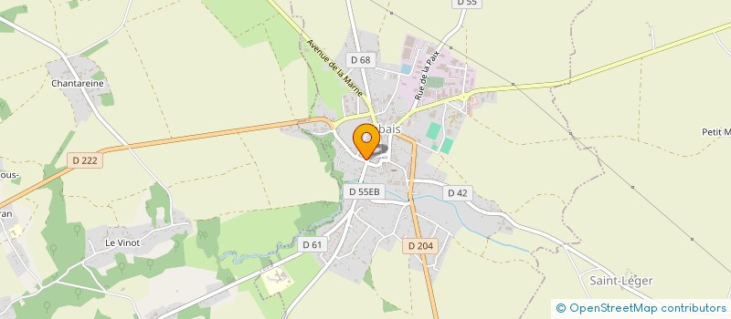 localisation de l'entreprise SCI LE BOURDELLES  REBAIS