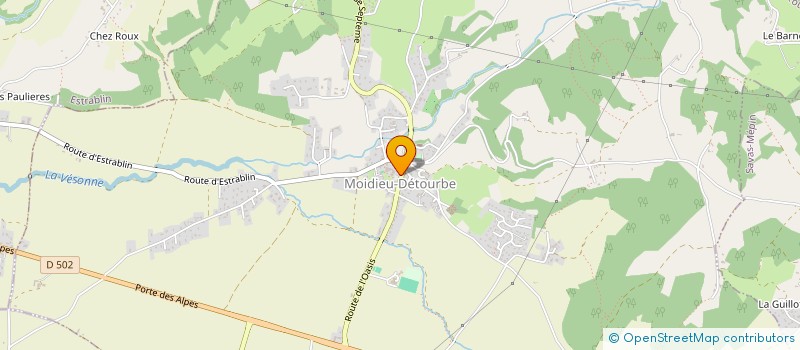 localisation de l'entreprise SCI LE BOURG  MOIDIEU-DETOURBE