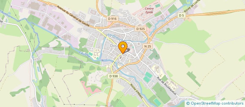 localisation de l'entreprise SCI LE BOURG  DOULLENS
