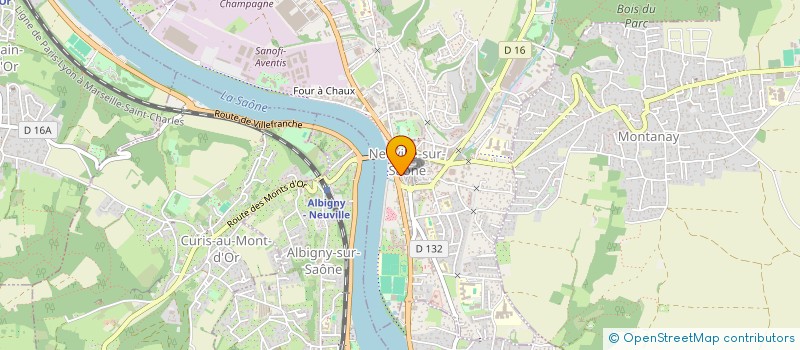 localisation de l'entreprise SCI LE BOURG  NEUVILLE-SUR-SAONE