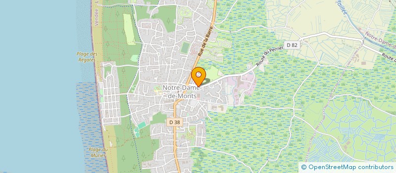 localisation de l'entreprise SCI LE BOURG  NOTRE-DAME-DE-MONTS