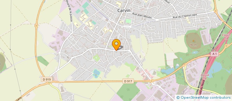 localisation de l'entreprise SCI LE BOURG  CARVIN