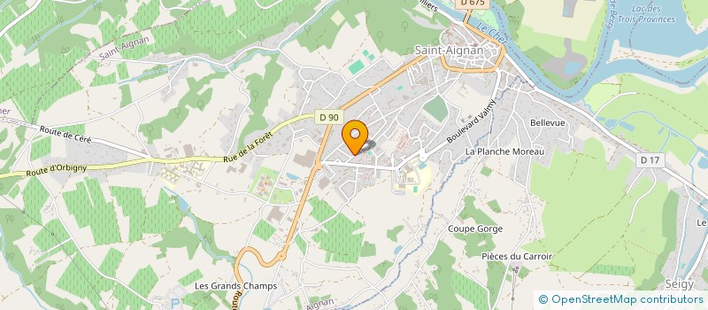 localisation de l'entreprise SCI LE BOURG D'ARROU à SAINT-AIGNAN