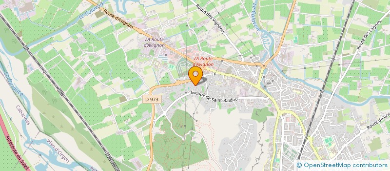 localisation de l'entreprise SCI LE BOURG DE BREME  CAVAILLON