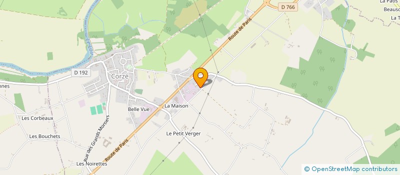 localisation de l'entreprise SCI LE BOURG JOLI  CORZE