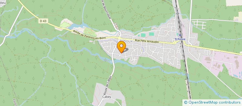 localisation de l'entreprise SCI LE BOURG NEUF  YCHOUX