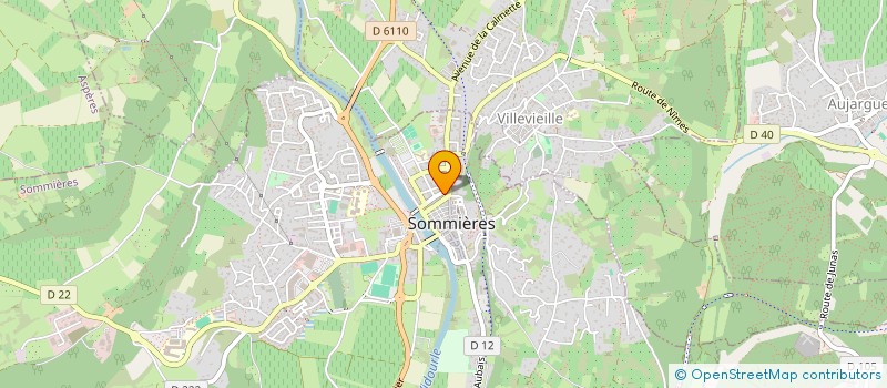 localisation de l'entreprise SCI LE BOURGUET  SOMMIERES
