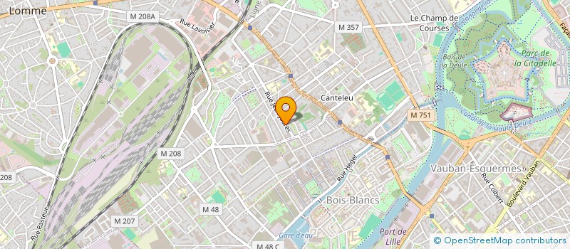 localisation de l'entreprise SCI LE BOURLOIRE  LILLE