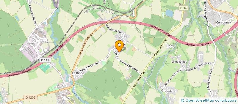 localisation de l'entreprise SCI LE BOURNEAU  VIRY