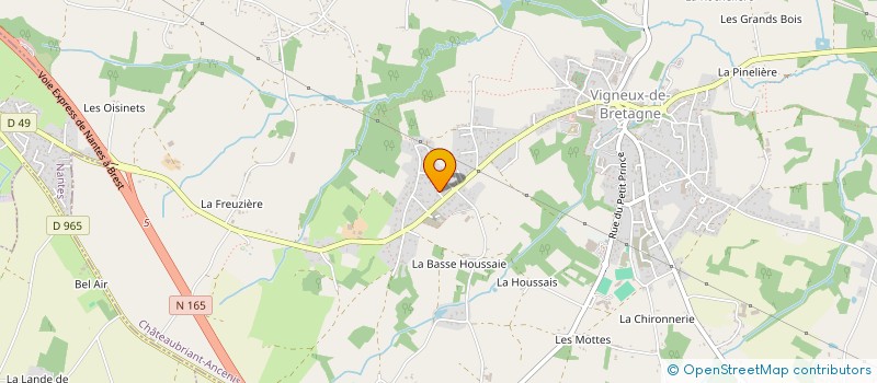 localisation de l'entreprise SCI LE BOURNIVA à VIGNEUX-DE-BRETAGNE