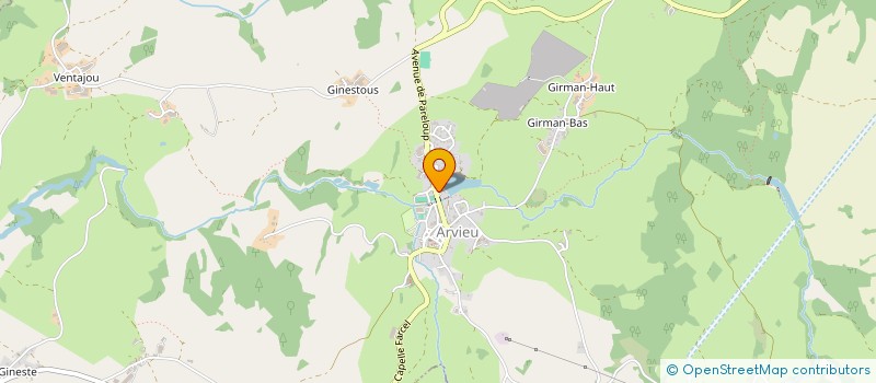 localisation de l'entreprise SCI LE BOUSCAL  SAINT-CLEMENT-DE-RIVIERE