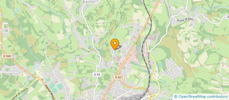 localisation de l'entreprise SCI LE BOUSQUET à LOURDES