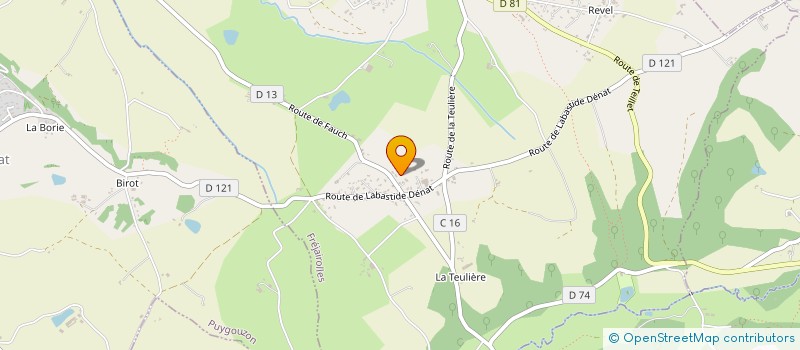 localisation de l'entreprise SCI LE BOUSQUET  FREJAIROLLES