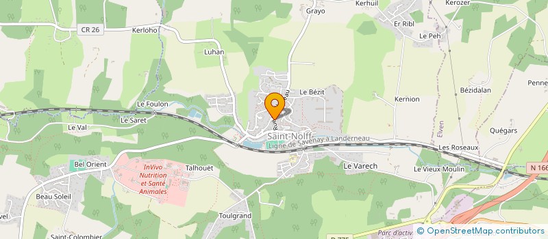 localisation de l'entreprise SCI LE BOUT DE HAUT  SAINT-NOLFF