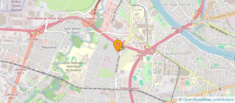 localisation de l'entreprise SCI LE BOUT DE LA COTE à TOULOUSE