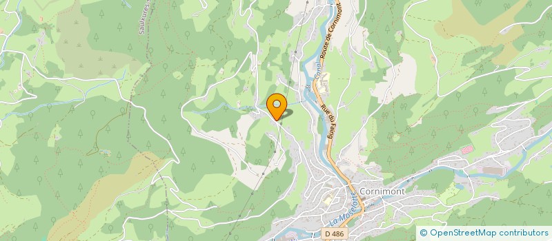 localisation de l'entreprise SCI LE BOUXENE  CORNIMONT