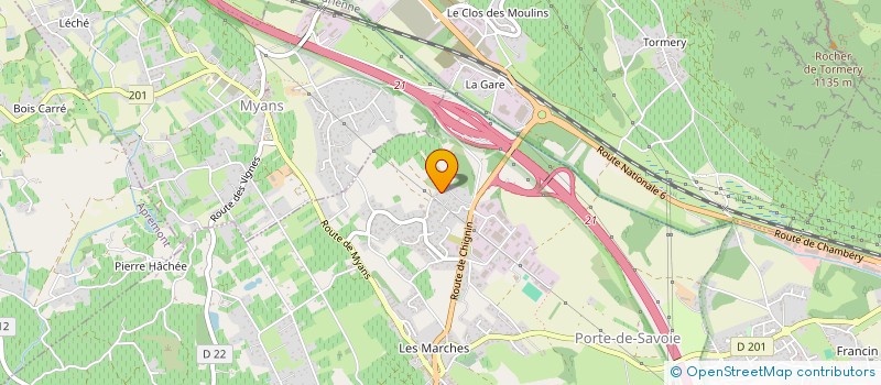 localisation de l'entreprise SCI LE BOVET  PORTE-DE-SAVOIE