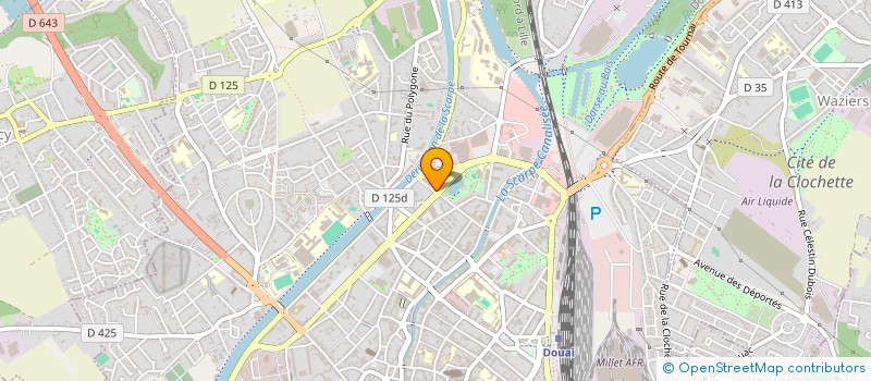 localisation de l'entreprise SCI LE BOXER à DOUAI