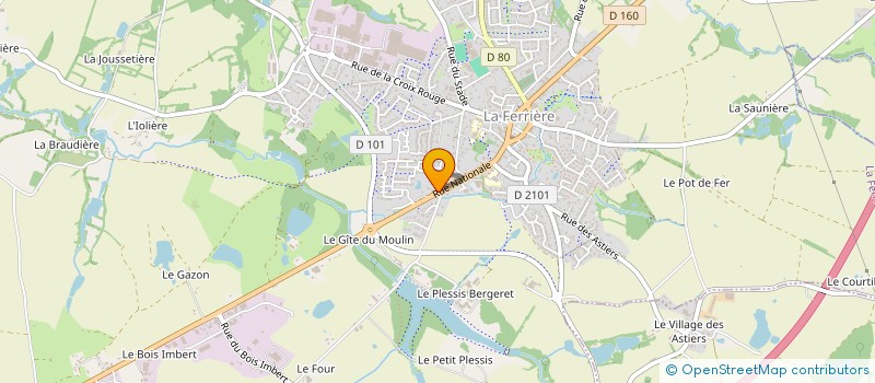 localisation de l'entreprise SCI LE BRAR à LA FERRIERE