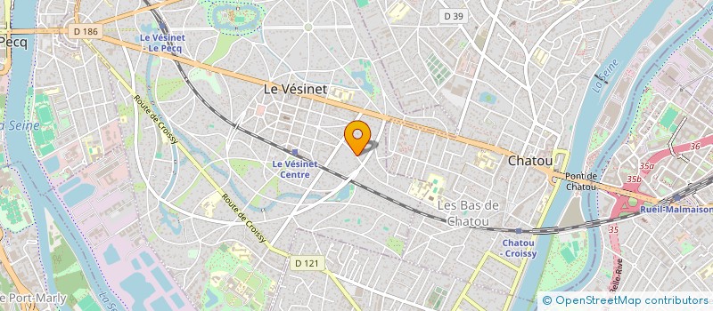 localisation de l'entreprise SCI LE BRASSADEAU  LE VESINET