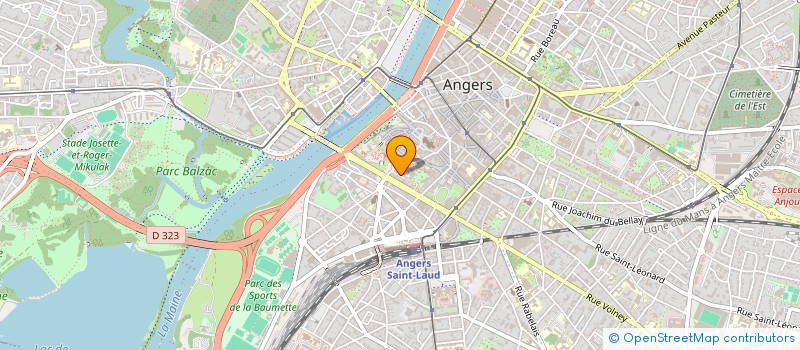 localisation de l'entreprise SCI LE BRASSEUR à ANGERS