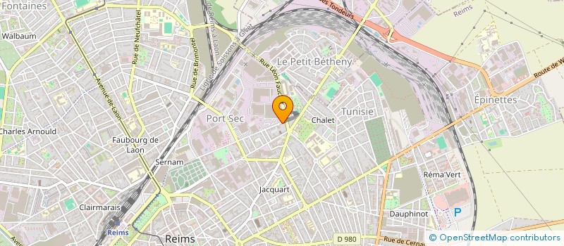 localisation de l'entreprise SCI LE BRASSIOU  REIMS