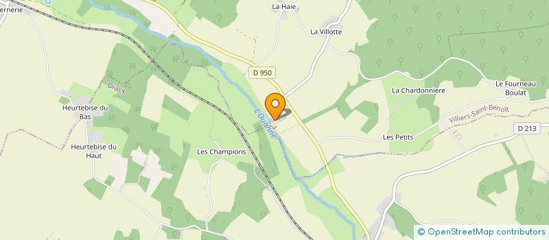 localisation de l'entreprise SCI LE BREAU 1  VILLIERS-SAINT-BENOIT