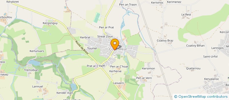 localisation de l'entreprise SCI LE BREIGNOU  COAT-MEAL