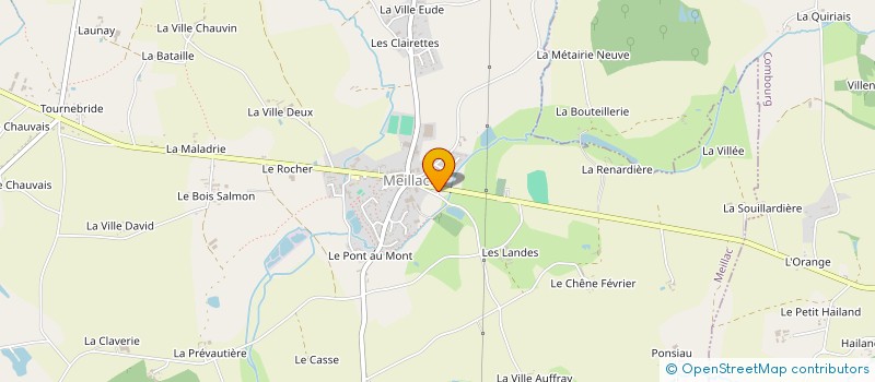 localisation de l'entreprise SCI LE BREIL  COMBOURG