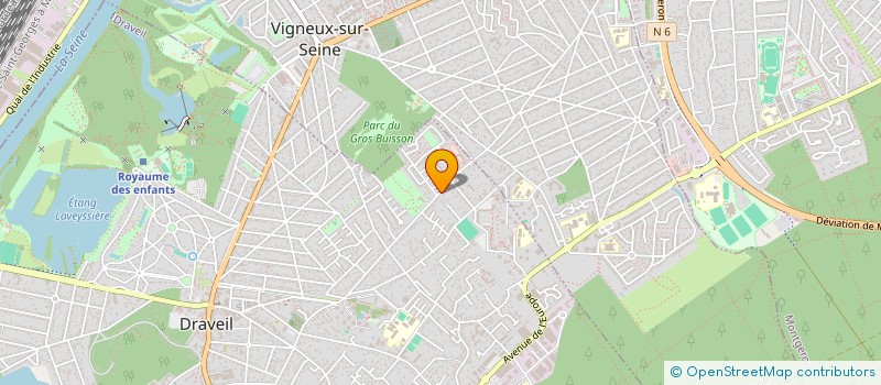 localisation de l'entreprise SCI LE BREIL à DRAVEIL