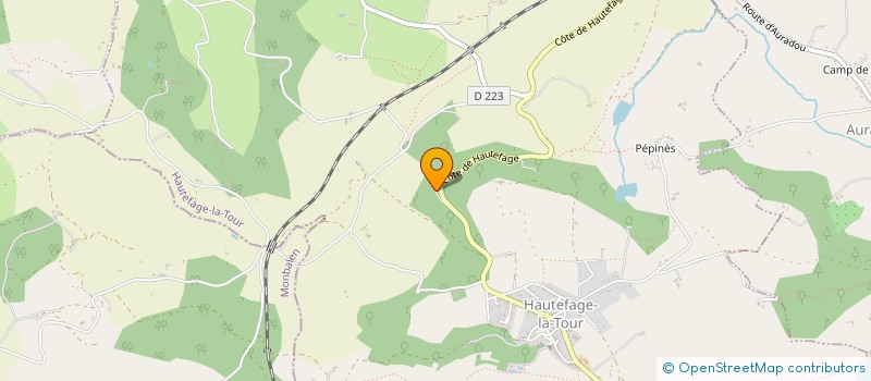 localisation de l'entreprise SCI LE BREL  HAUTEFAGE LA TOUR