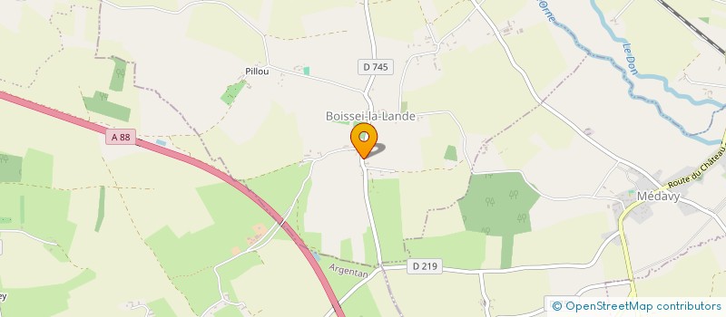 localisation de l'entreprise SCI LE BRETAGNE à BOISSEI-LA-LANDE
