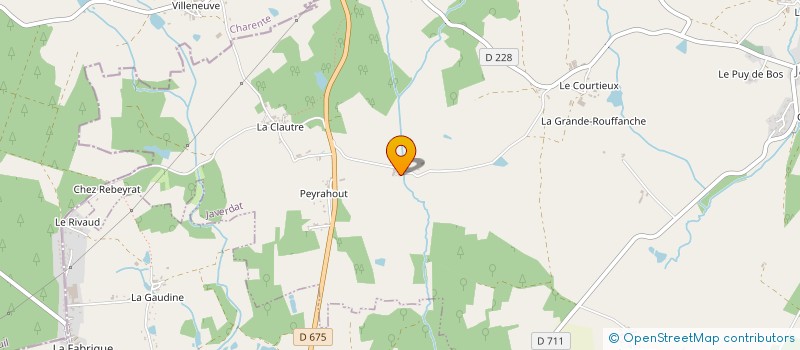 localisation de l'entreprise SCI LE BRETAGNE  JAVERDAT