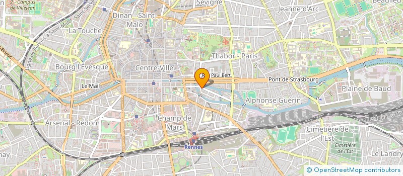 localisation de l'entreprise SCI LE BRETON  RENNES