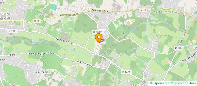 localisation de l'entreprise SCI LE BRETON  CAMBLANES-ET-MEYNAC