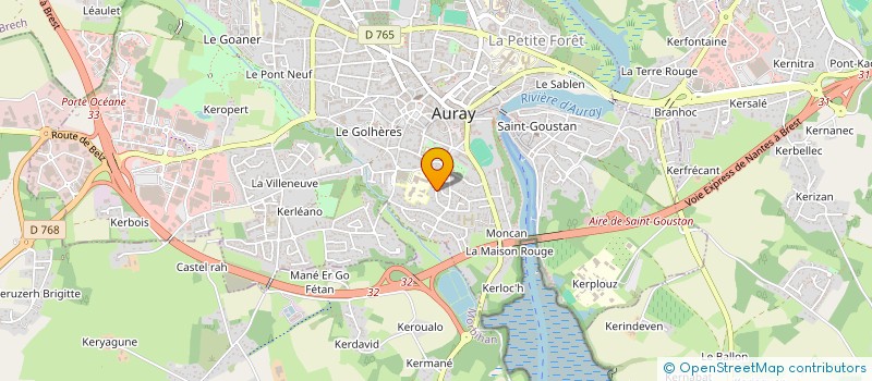 localisation de l'entreprise SCI LE BRETON  LE BONO