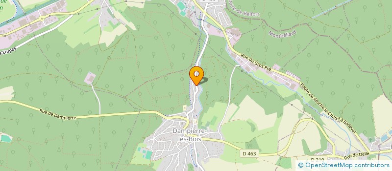 localisation de l'entreprise SCI LE BREUIL  ALLENJOIE