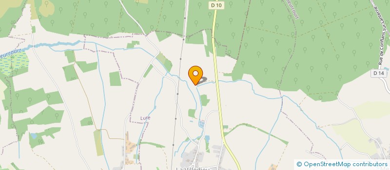 localisation de l'entreprise SCI LE BREUIL  LA VILLEDIEU-EN-FONTENETTE