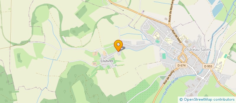 localisation de l'entreprise SCI LE BREUIL  CHATEAU-SALINS